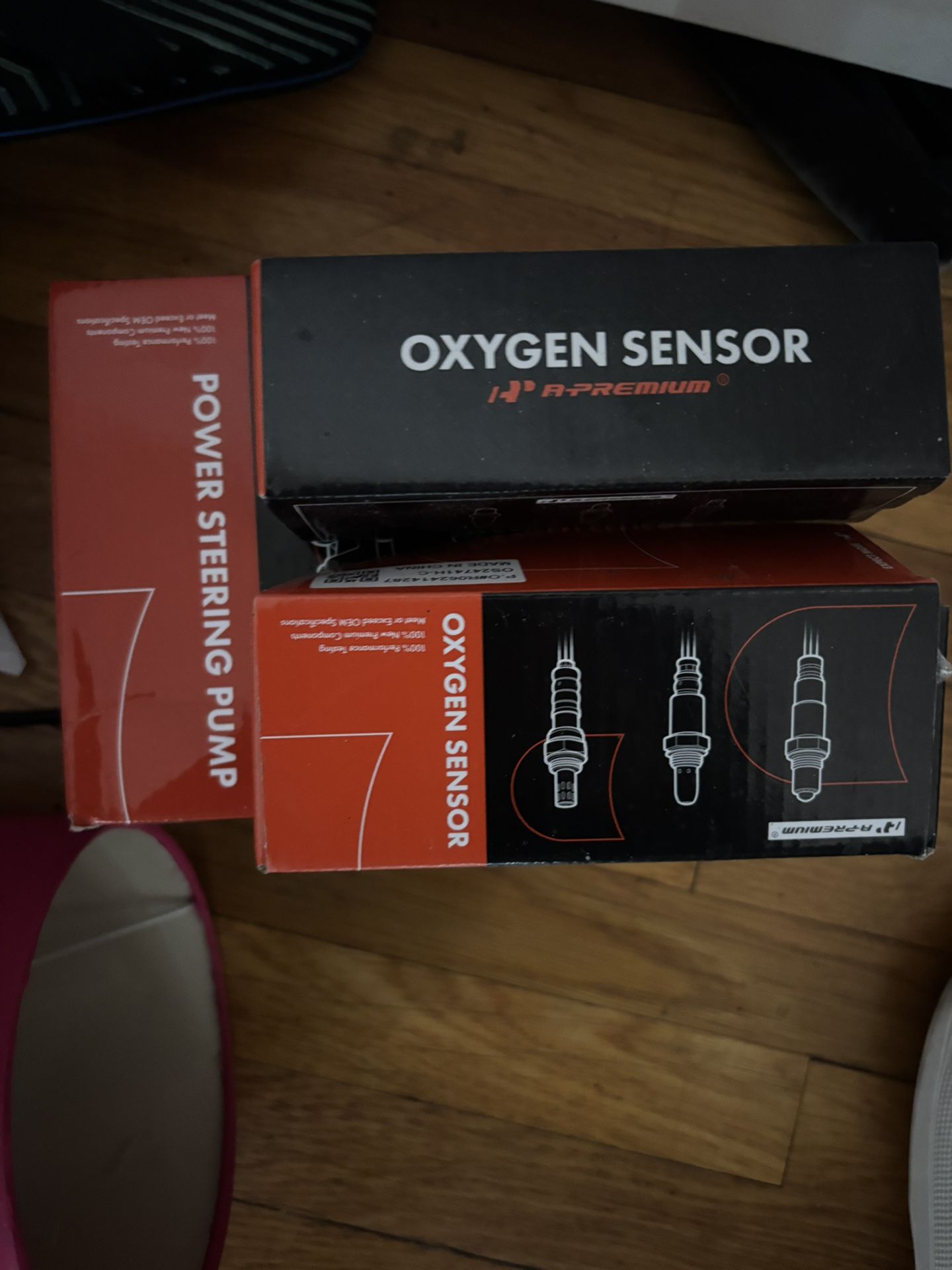 Two O2 Sensors & Power Steering Pump
