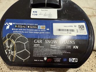 New Car Snow Chains