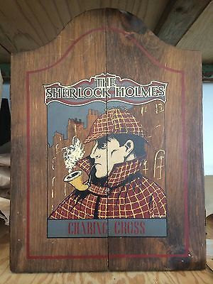 Vintage Sherlock Holmes Pipe Cabinet
