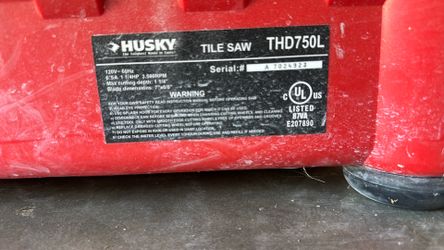 Husky 7” tile saw