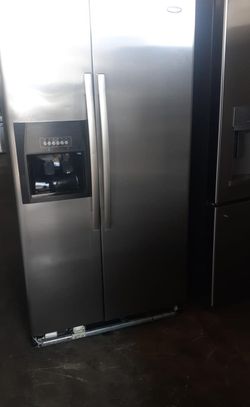 Whirlpool Side By Side Stainless Steel Fridge