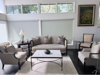 Luxe Transitional Living Room Furniture
