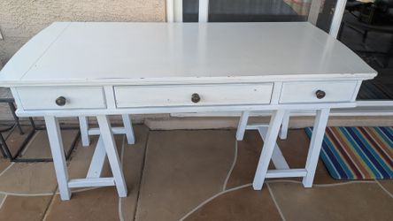 Solid Wood White Desk