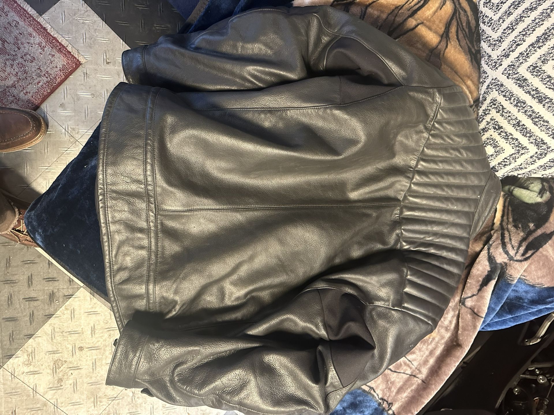 Alpine star Leather Motorcycle Jacket Great Condition 3 XL