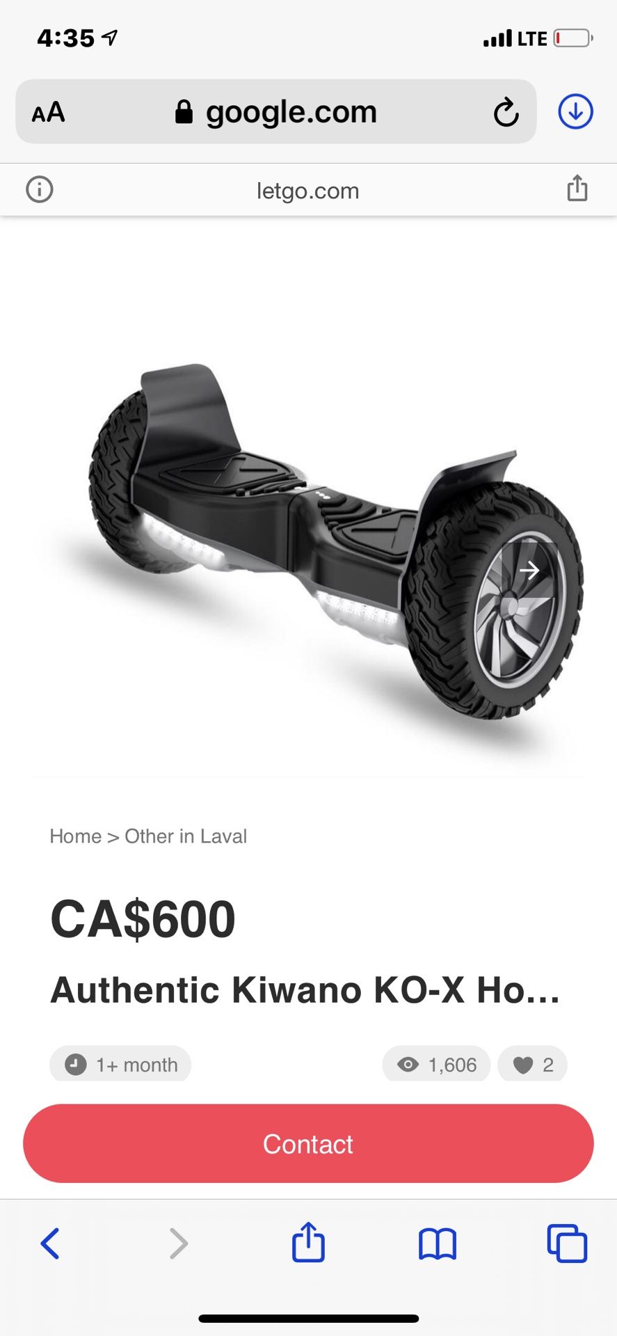 Kiwano ko-x hoverboard