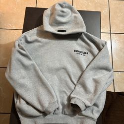 Grey Essentials Hoodie
