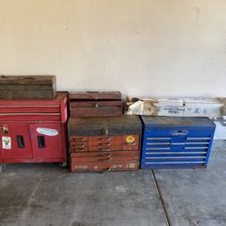 Old Tool Boxes 
