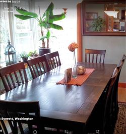 Dining room table and chairs
