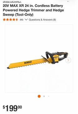 DEWALT XR Brushless Cordless Hedge Trimmer