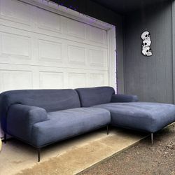 MCM Chunky Modular Article Abisko Right Sectional Sofa w/ Ottoman •FREE DELIVERY•