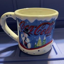 2003 Coca-Cola Snowman 21 oz Coffee Mug Item 3022 By Houston Harvest