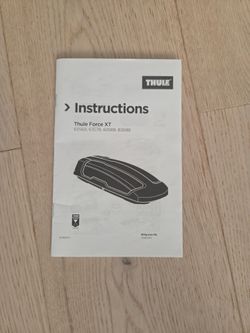 Thule Force XT L Rooftop Cargo Box - Large (Black)