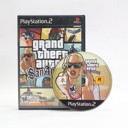 Grand Theft Auto San Andreas (Sony PlayStation 2 PS2, 2004)
