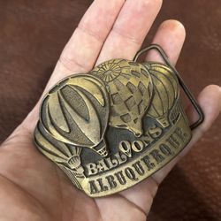 1976 Brass Balloon Festival Belt Buckle