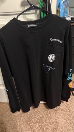 Chrome Hearts Black Long Sleeve Graphic Tee