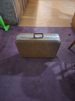 Vintage Hard Shell Suitcase