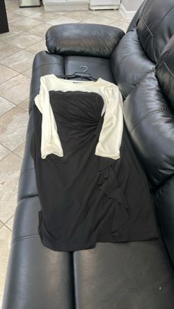 Black and white dress