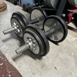 Adjustable 20lb Dumbbell Set