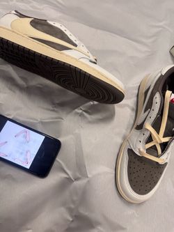 Nike Air Jordan Retro 1 Low Travis Scott Reverse Mocha Cactus Jack Sneakers Shoes