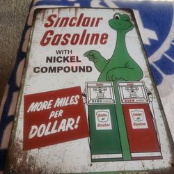 Classic oil and gas signs