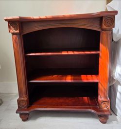 Night Stand / Book Shelf in Dark Wood