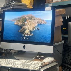 Apple iMac A1419 27” Intel i5CPU 8GB Memory, 1TB HD. Keyboard Mouse Power Cord. Catalina Mac OS