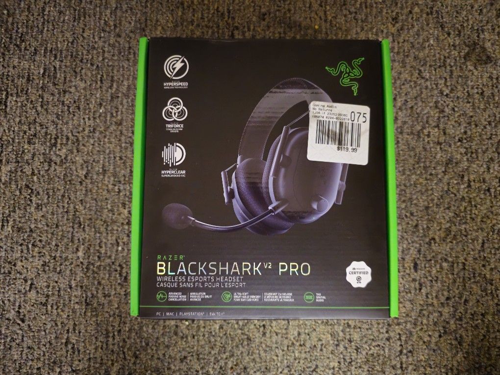 Razer BlackShark V2 Pro Wireless Gaming Headset Black