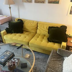 Beautiful 70” Velvet Sofa