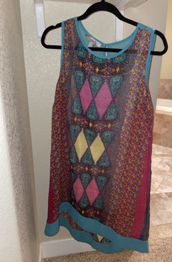 Multi Colored Boho Dress