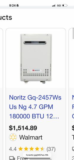 Noritz  tankless water heater
