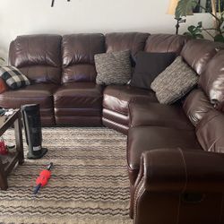 Leather Couch 
