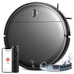 MAMNV Robot Vacuum And Mop Combo, WiFi/App, Robotic Vacuum Cleaner With Schedule, 2 In 1 Mopping Robot Vacuum With Watertank And Dustbin, Self-Chargin