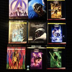 Movies Bundle Including Steelbooks
