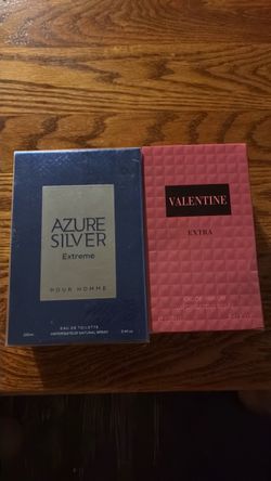 Azure Silver Extreme & Valentine Extra Fragrance Set