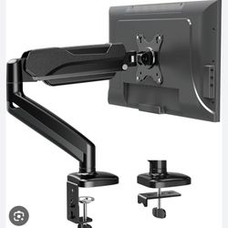 22 Inch Dell Computer Monitor With Adjustable Swinging Arm And Sound Bar 