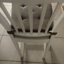 Set Of 3 Stools White 