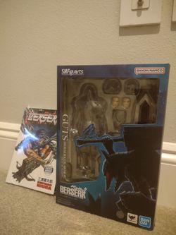 SHFiguarts Berserk Guts Action Figure and Manga