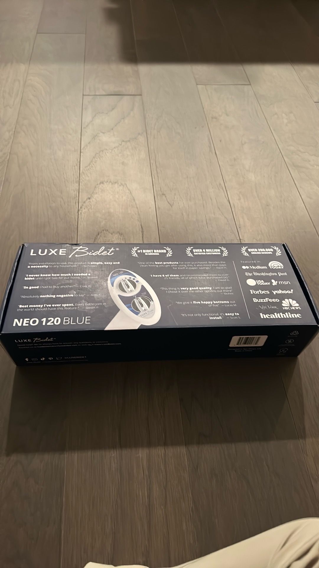 Luxe Bidet ~ Neo 120 Blue