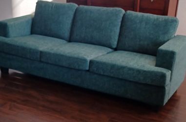 3 Seater Sofa Couch with Deep Seat-GREEN