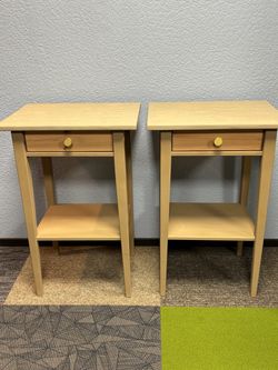 Solid pine nightstands