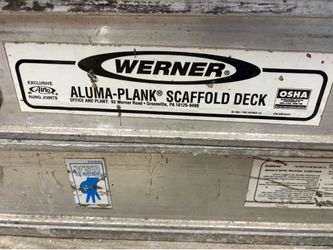 Werner aluminum plank