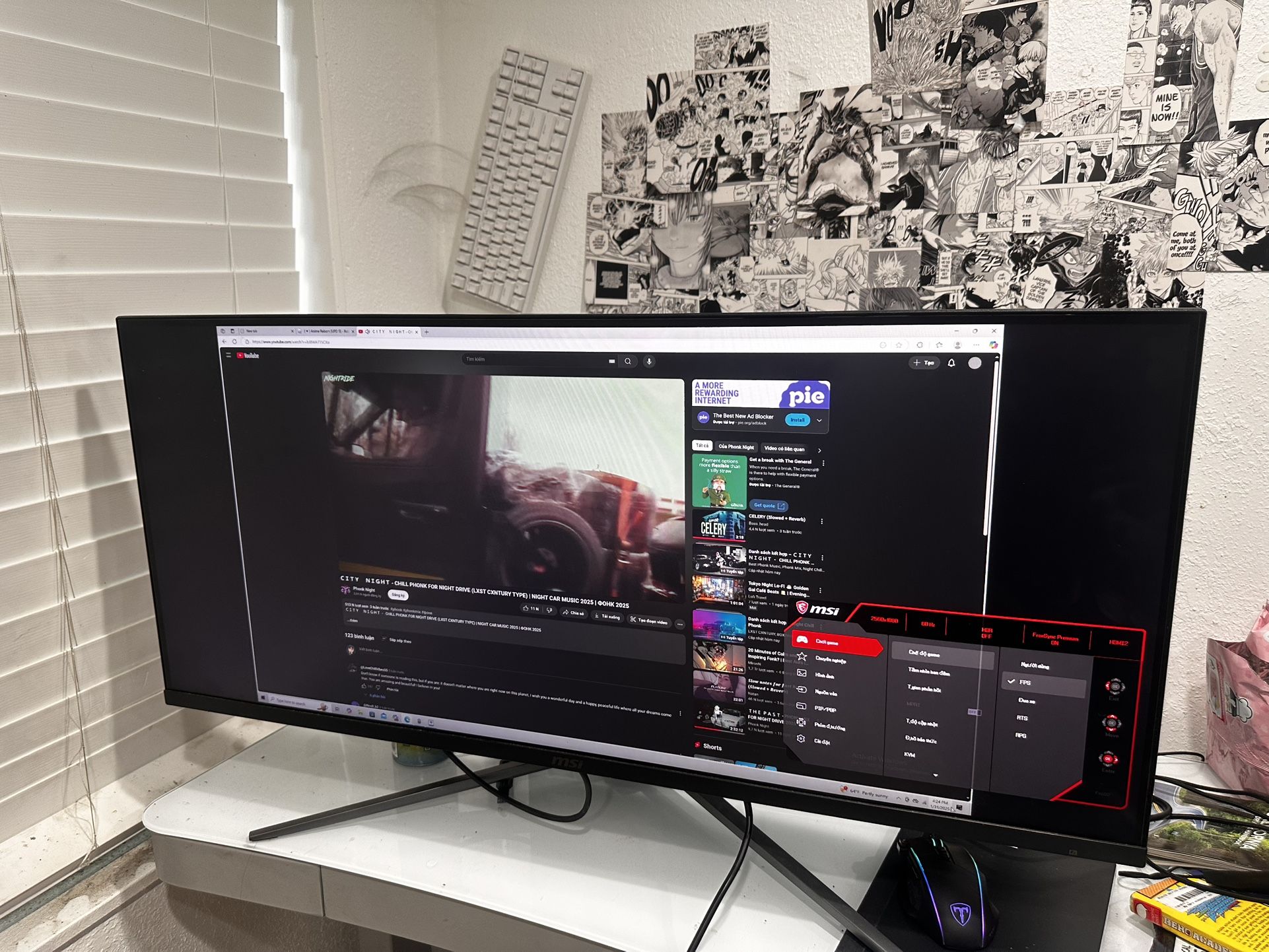 MSI Screen 3440 x 1440 34 Inch 