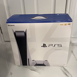 New PS5 Standard Disk Edition Console