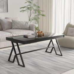 Tempered  Black Glass Coffee Table
