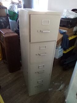 HON Four Drawer Filing Cabinet