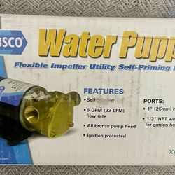 Water Puppy Flexible Impeller Utility Self-Priming Pump