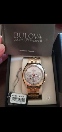 Gold Bulova watch