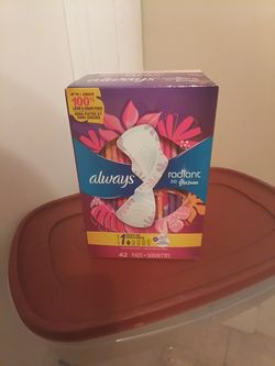 Always Radiant Sz 1 - 42 Ct(Price Cut)