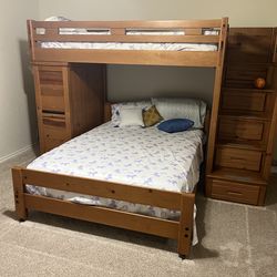 Study Bunk Bed with lot of storage