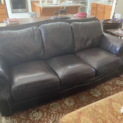 Leather Couch $240